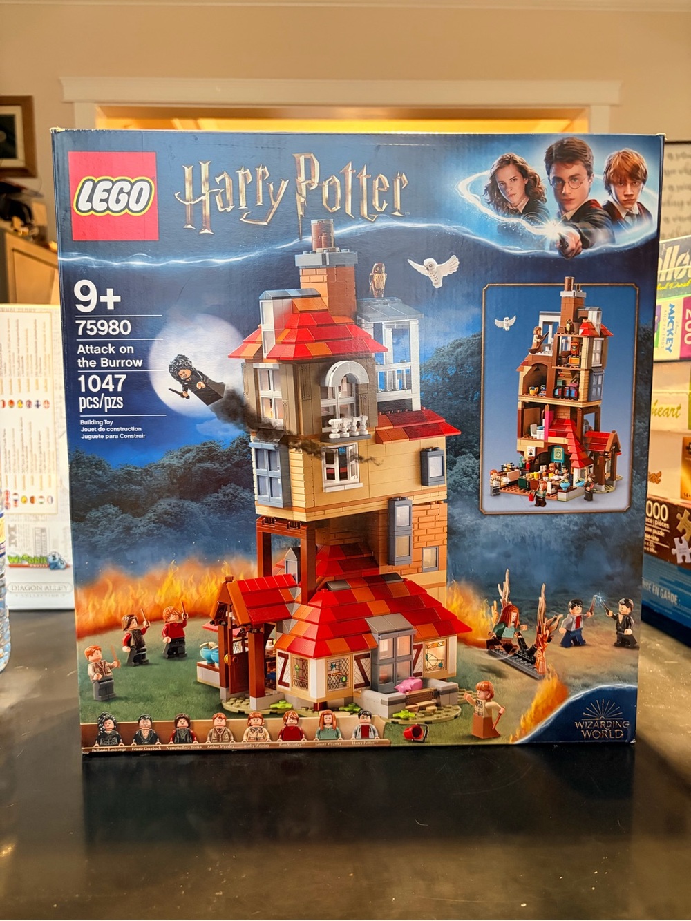 SEALED. Retired. LEGO Harry Potter Attack on the Burrow Playset - 75980
